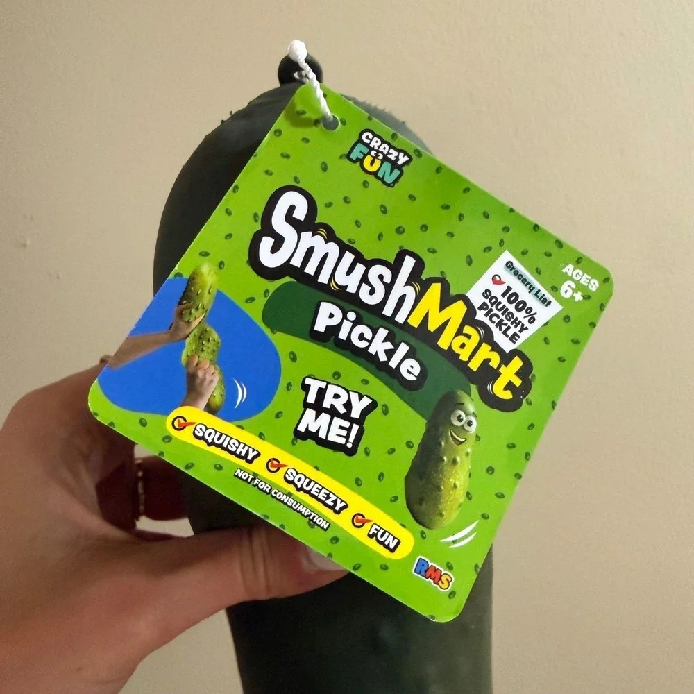 RMS International | Toys | Squishy Pickle Smushmart Squeezy Fidget Toy ...
